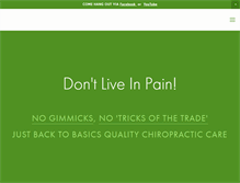 Tablet Screenshot of clydeparkchiropractic.com